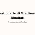 Questionario di gradimento – Summer Camp di Inglese